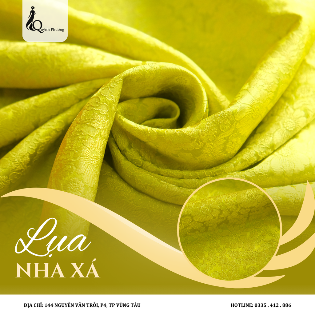 Lụa tơ tằm Nha Xá
