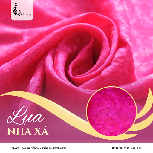 [VQP1729] Lụa tơ tằm Nha Xá