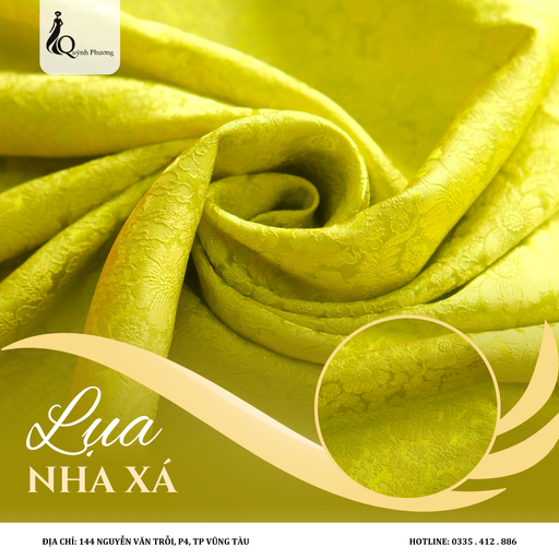 [VQP1733] Lụa tơ tằm Nha Xá