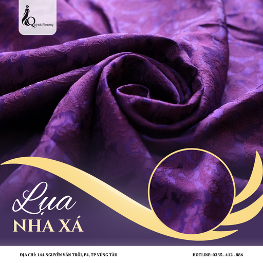 [VQP1737] Lụa tơ tằm Nha Xá