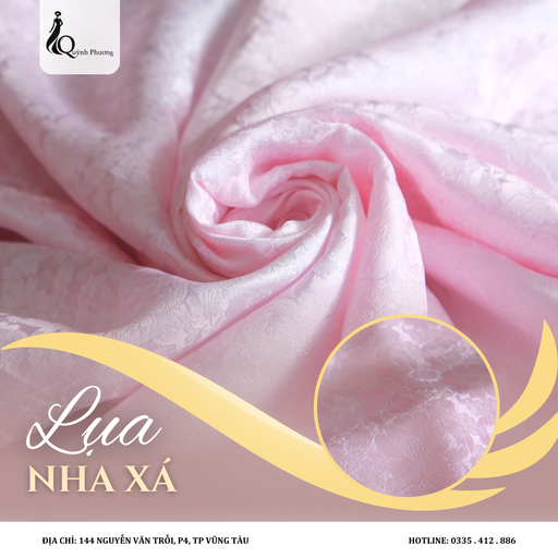 [VQP1743] Lụa tơ tằm Nha Xá